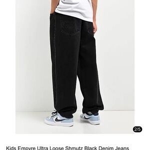 Empyre Kids Ultra Loose Black Jeans